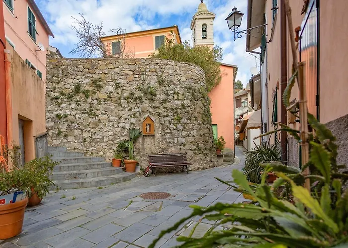 Tra Le Cinque Terre, Camogli E Portofino. Vista Valle E Scorcio Mare All'orizzonte *